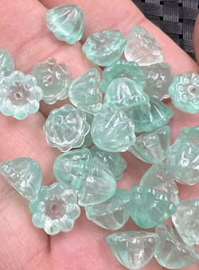 仿玉石莲蓬散珠配件配饰珠