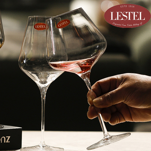 德国进口LESTEL勃艮第红酒杯大号家用高档水晶玻璃葡萄酒高脚杯子