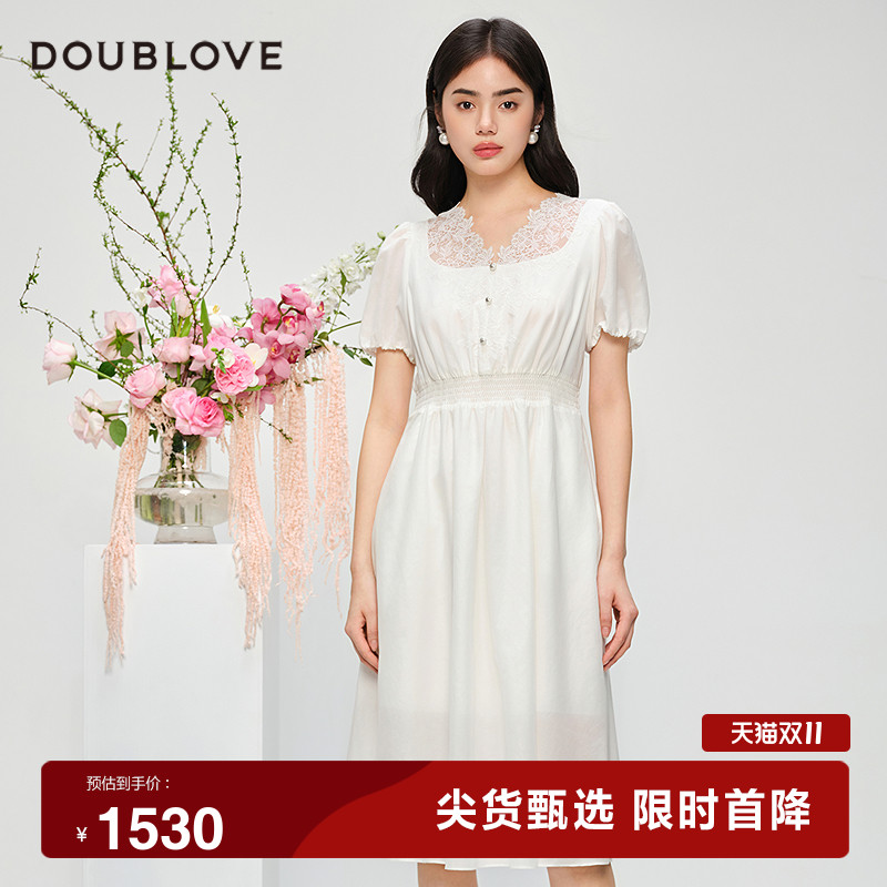 【奢感绢丝棉】森系小白裙连衣裙