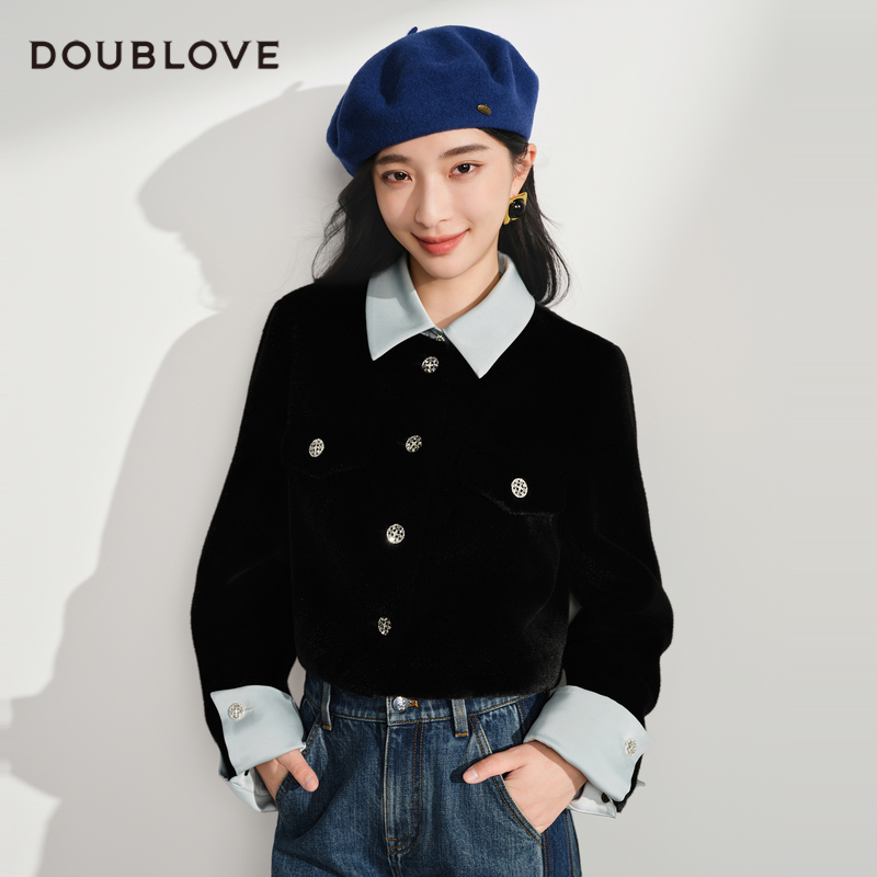 【生態皮草】溫暖仿水貂毛短外套