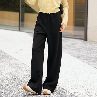 【裸感果冻弹】休闲裤遛弯直筒裤