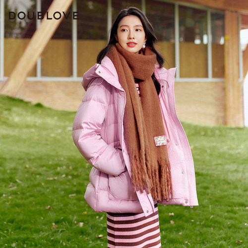 【泡芙羽绒服】连帽收腰一手长