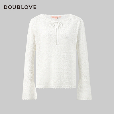 【假日氛围感】镂空套头针织衫