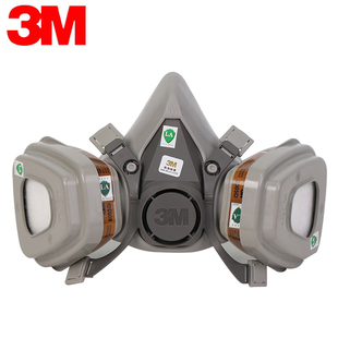 装 6005防毒面具套装 修甲醛防毒面罩有机蒸气实验喷漆用 6200
