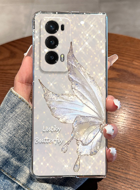 适用荣耀MagicV2手机壳至臻新款防摔全包简约时尚小众透明仙仙蝴蝶MagicVS折叠屏保护套超薄高档男女款网红