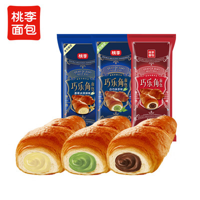 桃李巧乐角牛角包早餐点面包