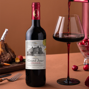 AOC 进口波尔多原瓶 干红葡萄酒 格荣酒庄法国红酒 拉蒙