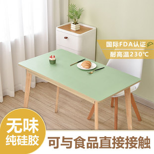 食品级茶几垫纯硅胶环保桌布免洗桌垫防水防油防烫桌面保护垫加厚