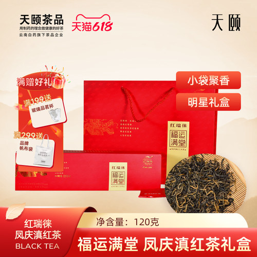 云南白药天颐小袋包装特级滇红茶