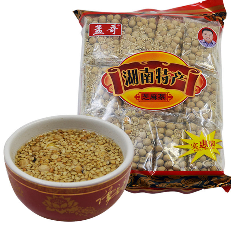 南县孟哥芝麻豆子茶500g姜盐茶下午茶独立小包湖南特产冲饮实惠装,茶,代用/花草茶,淘宝优惠券,粉丝福利购,淘宝优惠卷