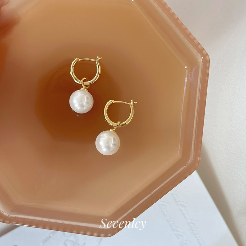 去有风的地方刘亦菲同款珍珠耳环