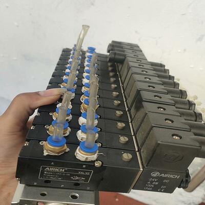 拆机电磁阀橙色美丽4V210-08.24V功能包好，(议价）