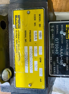 派克BD15AAANB10伺服阀，！ 议价