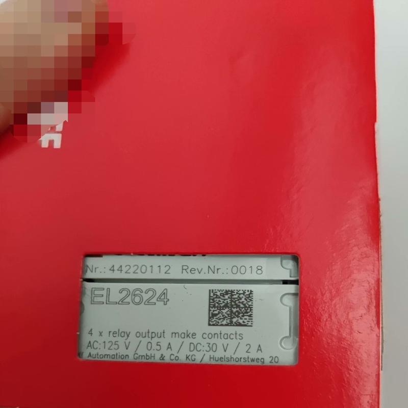 倍福EL2624，4个继电器输出，支持AC 125(议价）