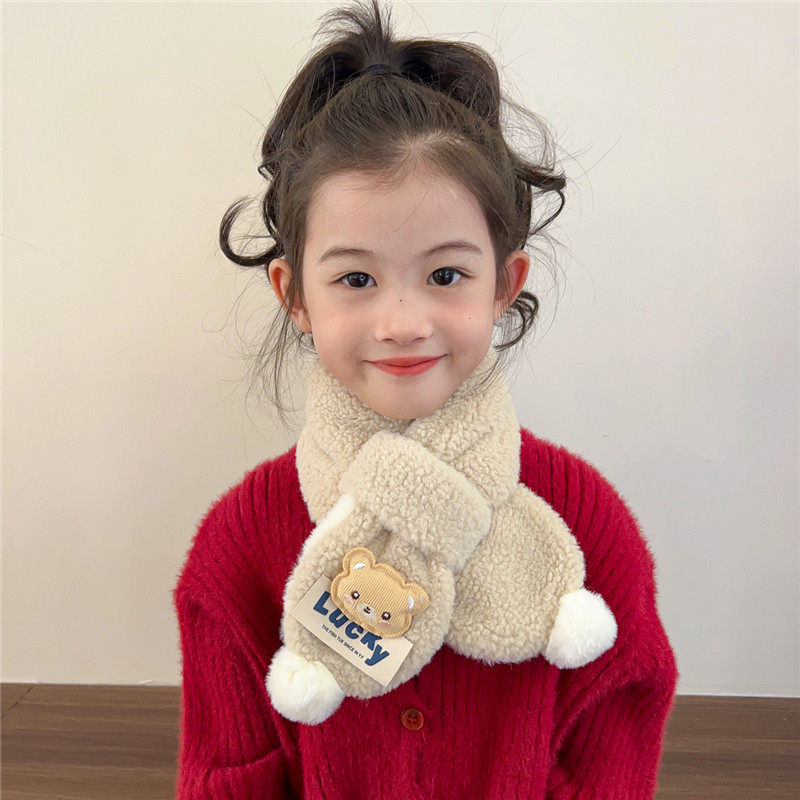 儿童围巾男女童韩版加厚保暖防风围脖可爱卡通小熊毛绒秋冬季脖套,服饰配件/皮带/帽子/围巾,围巾/丝巾/披肩,淘宝优惠券,粉丝福利购,淘宝优惠卷