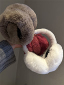 冬季 新款 耳套毛绒耳罩女生骑行可折叠可爱防风保暖护耳朵防冻耳包