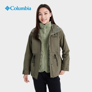 Columbia哥伦比亚户外女防水羊羔绒内胆三合一冲锋衣外套WR2182