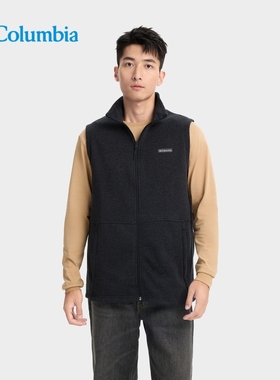 Columbia哥伦比亚户外男25秋冬新款内里抓绒保暖针织背心AE1823