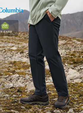 Columbia哥伦比亚户外男25秋冬新款拒水加绒加厚冲锋长裤AE8956