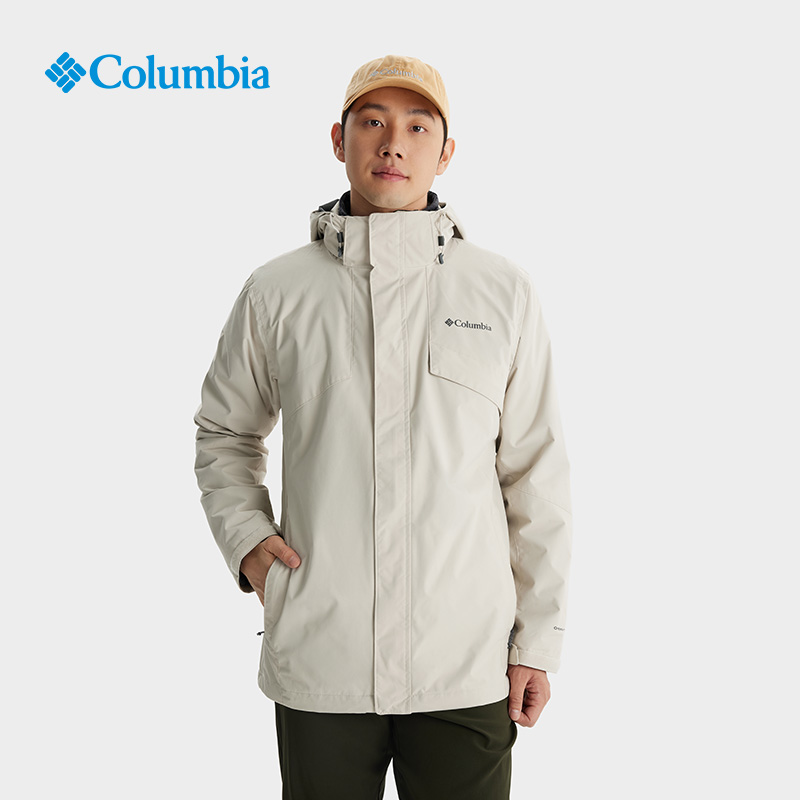 哥伦比亚银点热能保暖防水冲锋衣