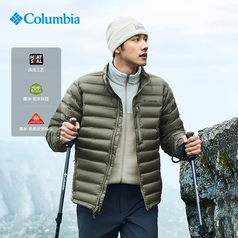 哥伦比亚金点热能保暖拒水羽绒服