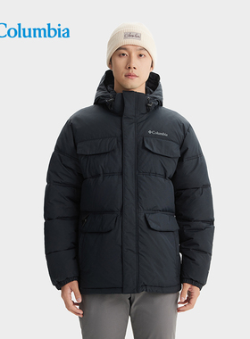 Columbia哥伦比亚户外男24秋冬新款金点拒水棉服夹棉外套WE4552