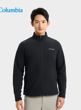 Columbia哥伦比亚户外男25春夏新款防风保暖立领抓绒衣外套EJ0027