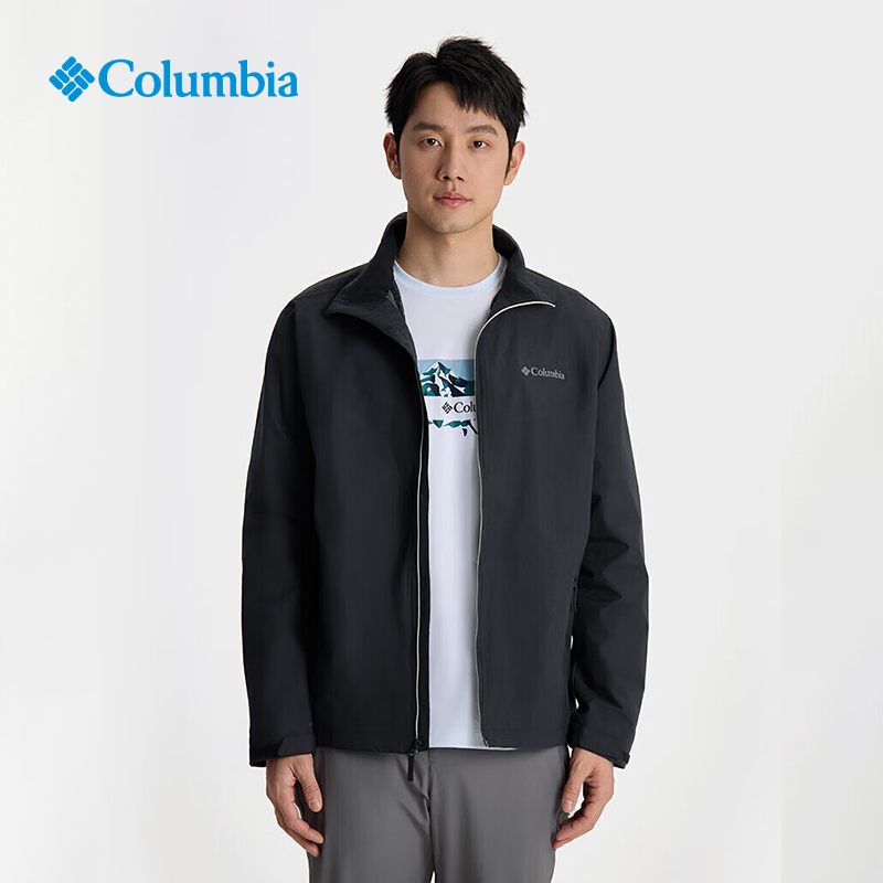 Columbia25新款男立领休闲外套