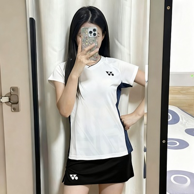 YONEX/尤尼克斯羽毛球服2025新款男女套装短袖速干透气训练比赛服