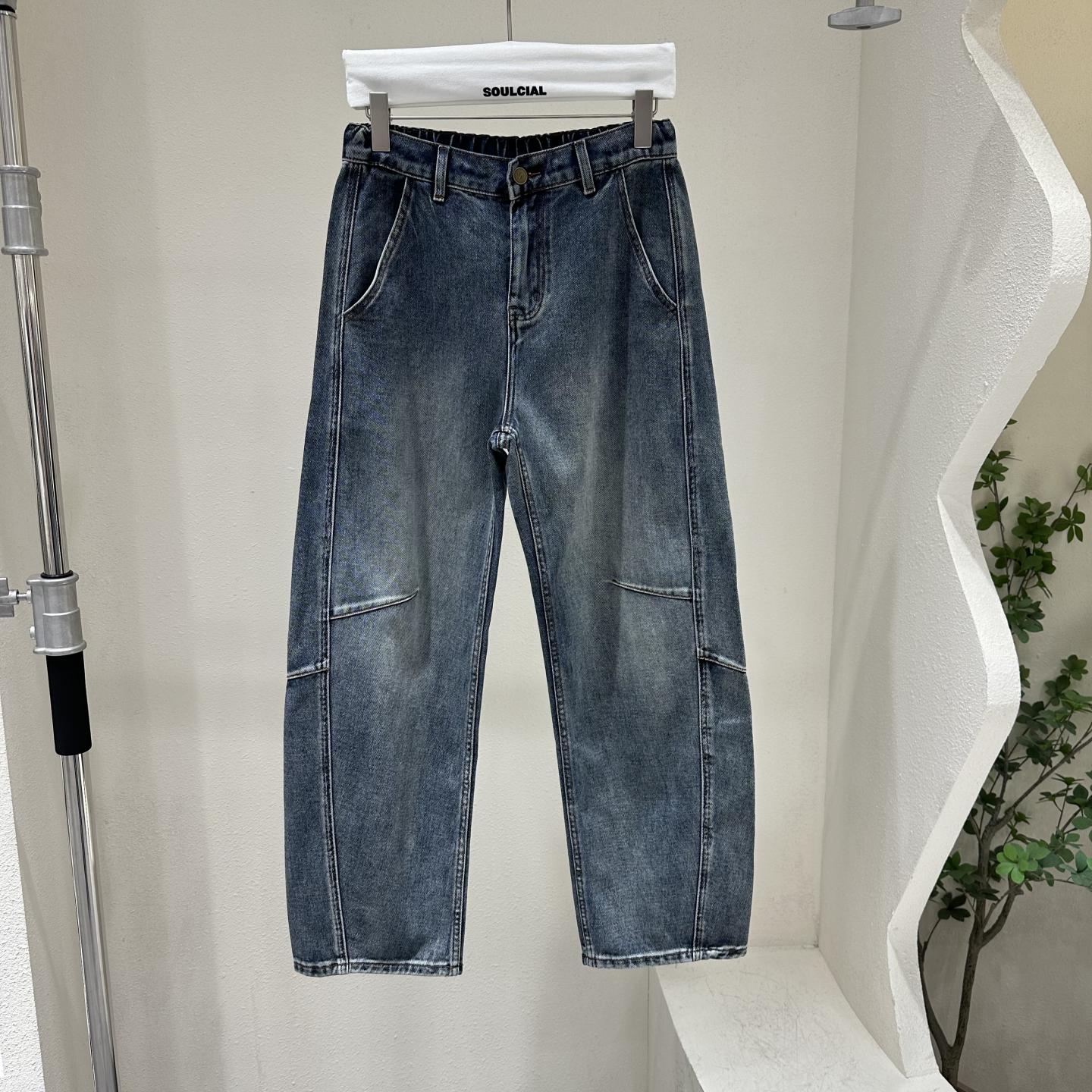 2025秋冬新款男士牛仔长裤