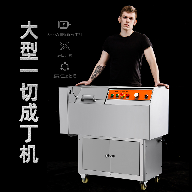 睿核大型全自动商用切肉丁丁机