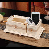 欧式 陶瓷卫浴五件套刷牙刷杯烟灰缸多功能纸巾盒垃圾桶水果盘礼品