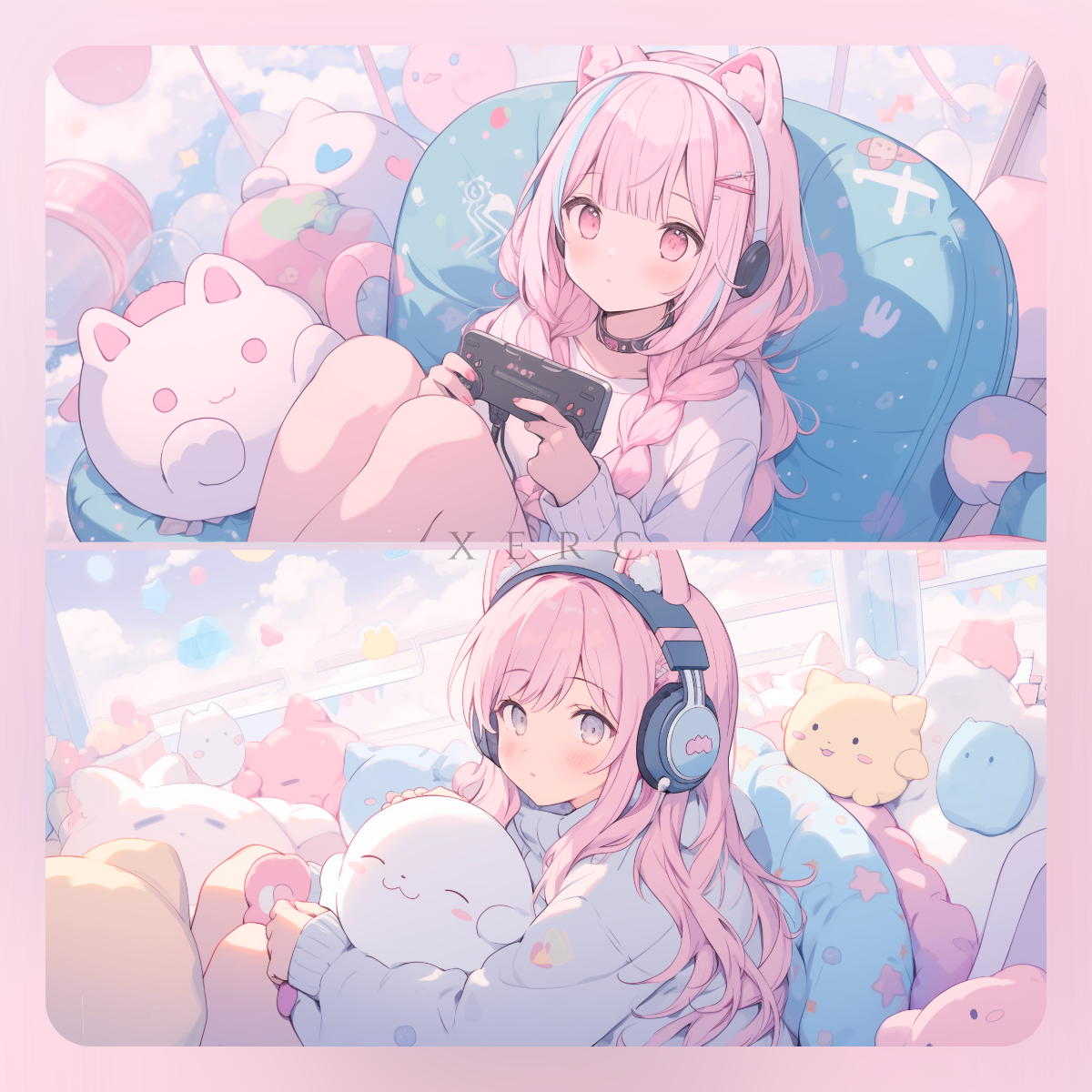 超清壁纸 萌妹系-云初｜5K4K壁纸IPAD电脑IMAC平板XERCXERC