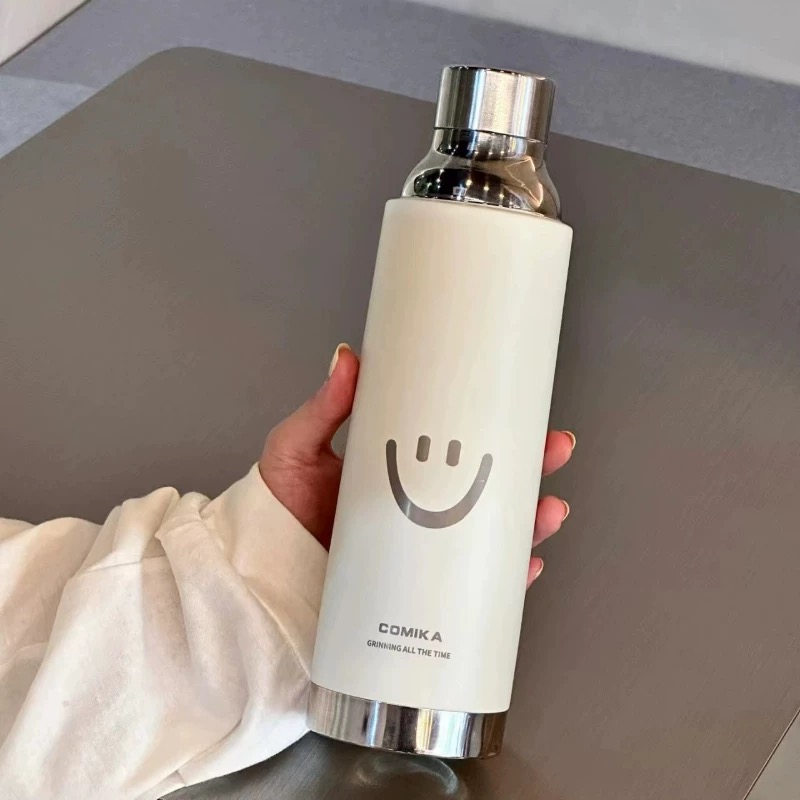 COMIKA口咔笑脸保温杯大容量