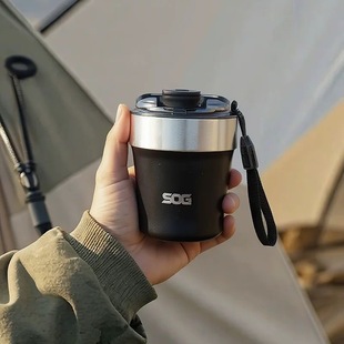 SOG索格咖啡保温杯子办公便携随行杯直饮硬派迷你高颜值送礼物男