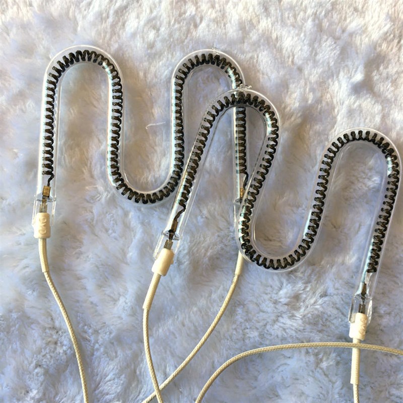 适用戴森小太阳发热管电取暖器配件M型加热灯管碳纤维丝加热管