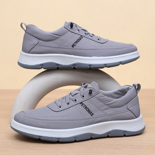 布鞋 男鞋 老北京男单鞋 一脚蹬大码 4546 防滑厚底休闲爸爸鞋 春秋男款