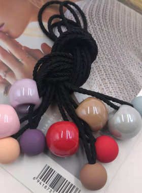 包邮新品韩版女孩皮筋简约