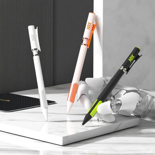 NBX二代拿捏笔按动中性笔CS笔尖0.5mm黑色速干签字笔学生考试笔