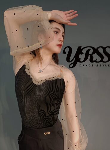 舞服摩登拉丁YRSS上衣长袖连体