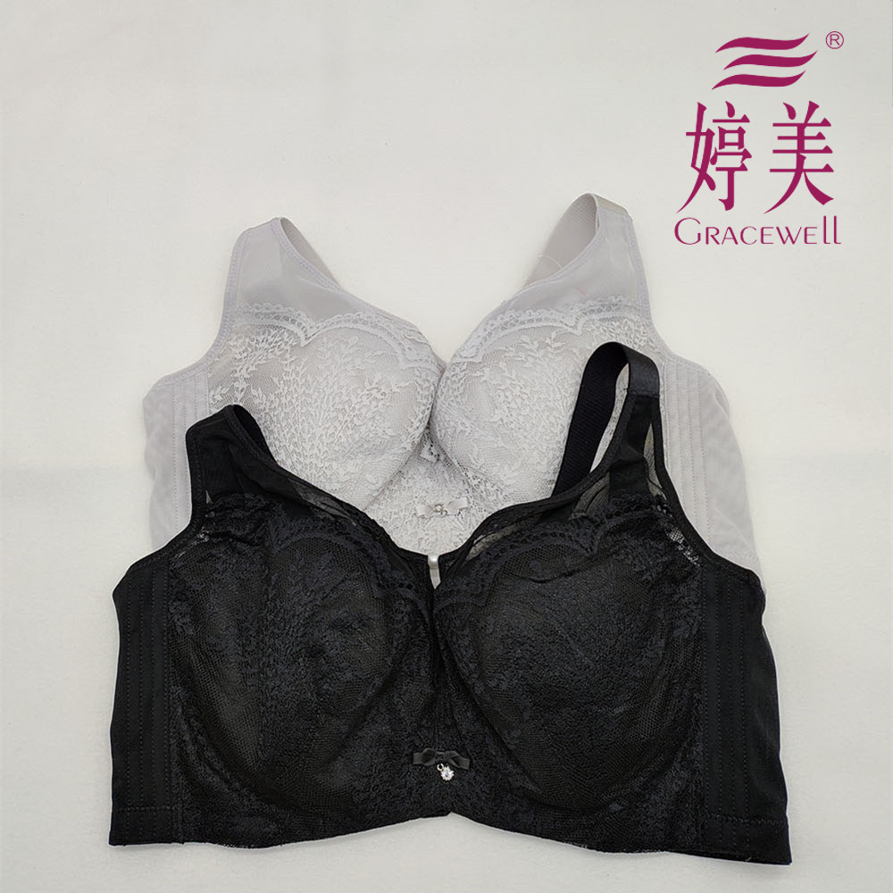 婷美专柜正品女生全罩杯薄款性感聚拢文胸tw2622软钢圈大胸防走光