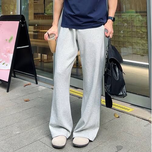 BS弯刀拼接高街卫裤男