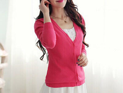 南极人针织衫开衫女薄款外套大码女装韩版旅游毛衣针织开衫披肩