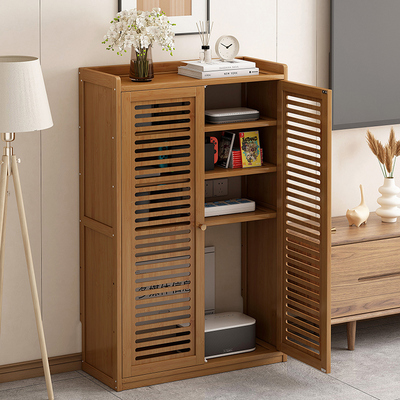 路由器机顶盒收纳柜落地多媒体弱电箱遮挡柜交换机光猫客厅电视柜