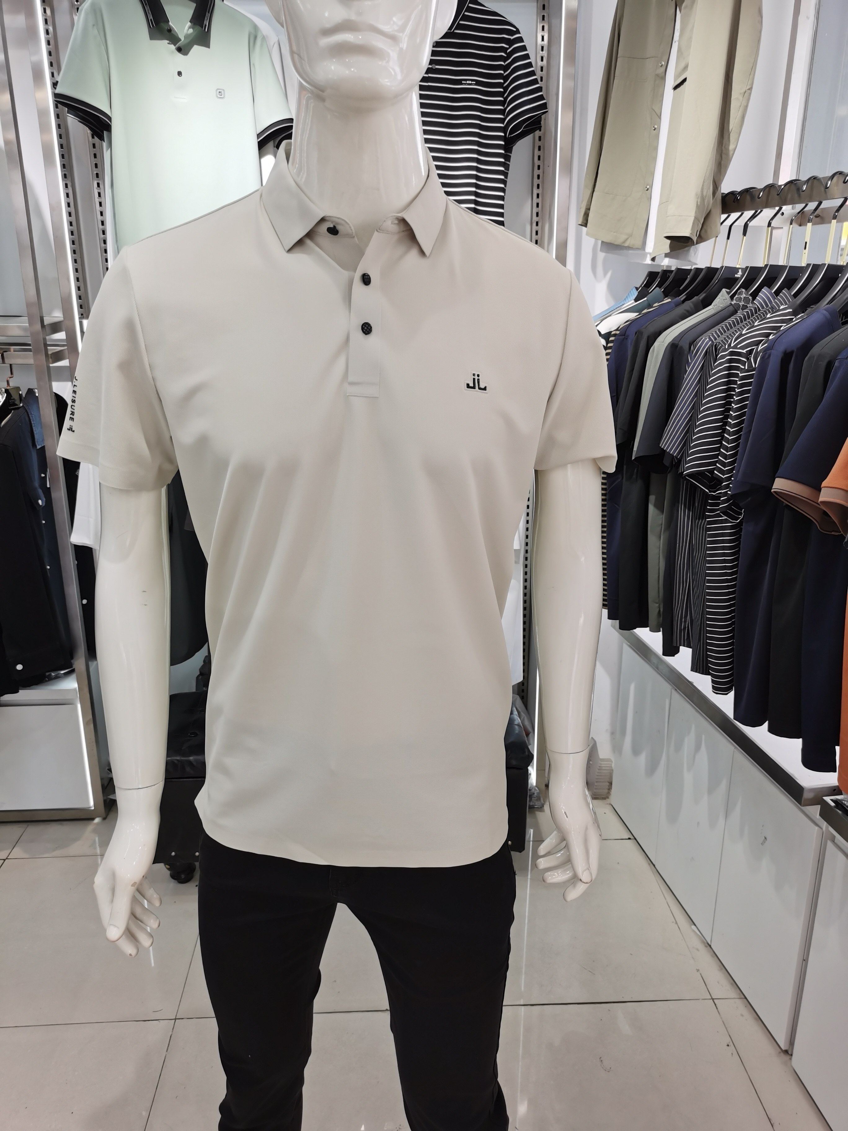 2026年夏季新款男士翻领短袖T恤时尚潮流百搭休闲半袖上衣男