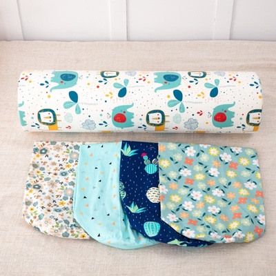 纯棉抱枕套纯色外套糖果枕男朋友圆柱儿童圆形全棉长条枕套可定制