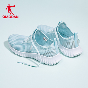 中国乔丹运动鞋女跑步鞋春夏网面透气软底学生运动一脚蹬懒人鞋子