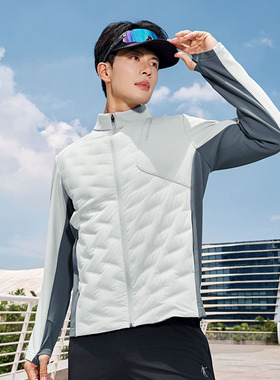 乔丹运动开衫男2025冬季保暖修身跑步薄款梭织外套男QDBSP3254053