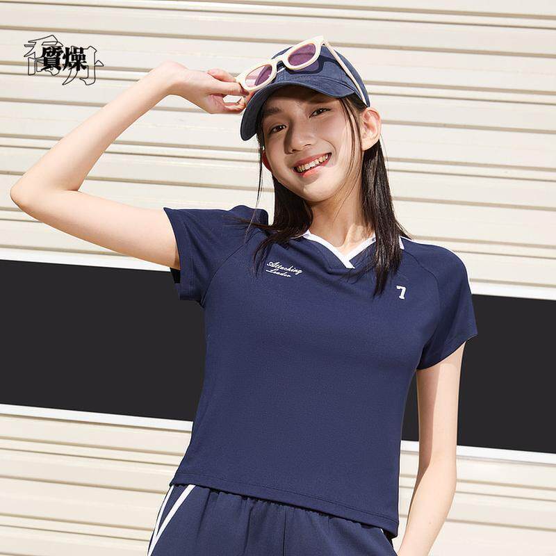 乔丹运动短袖女士2026新款夏季透气翻领T恤综训上衣QDLHS2263352