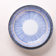日本进口陶瓷餐具高足米饭碗日式汤面碗盘碟子釉下彩高温瓷器